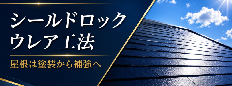 シールドロックウレア工法 屋根は塗装から補強へ